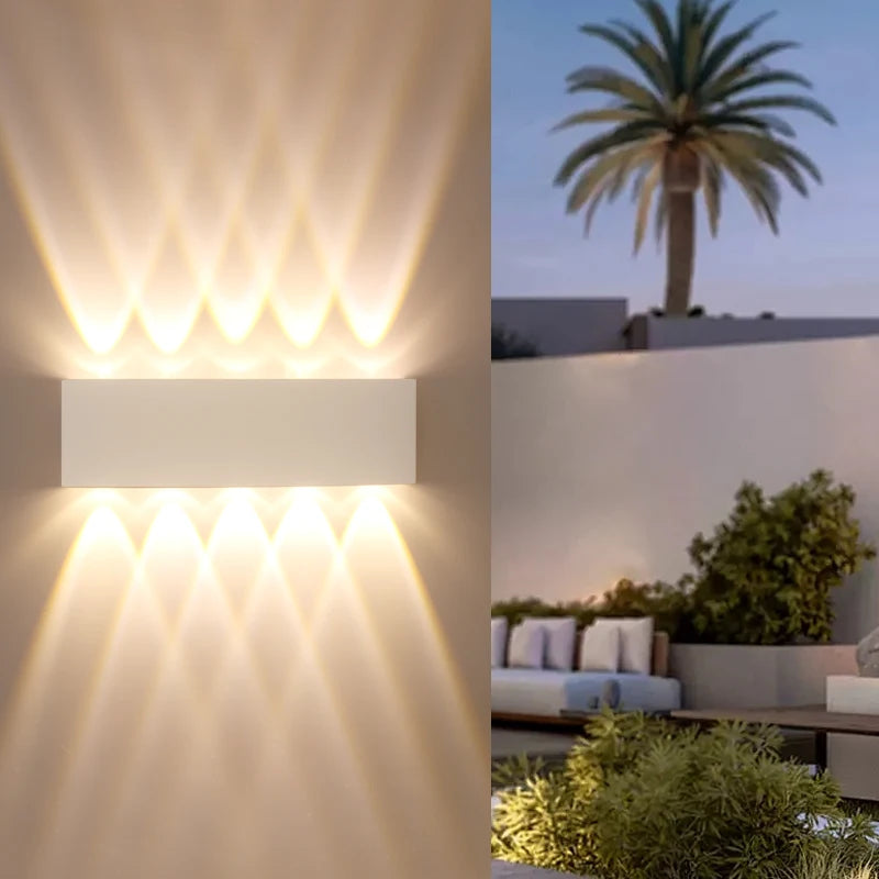 Lâmpada de Alumínio LED, Lâmpada de Parede, Impermeável IP65