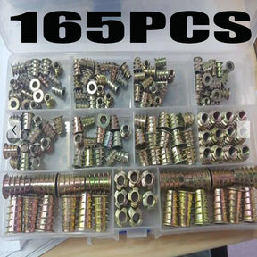 Kit Com 165 Buchas Americana Para Madeira