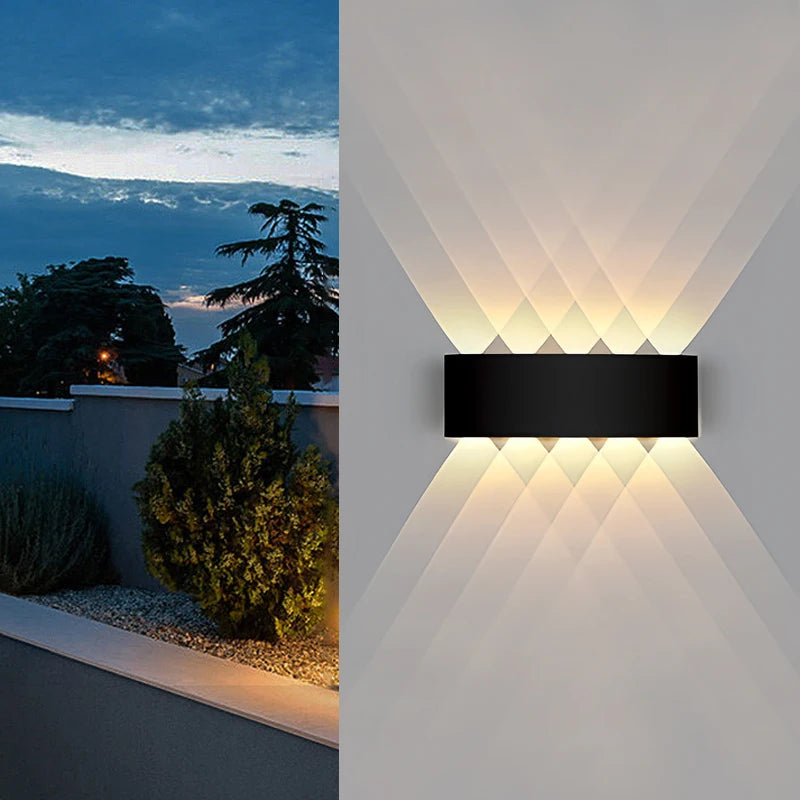 Lâmpada de Alumínio LED, Lâmpada de Parede, Impermeável IP65